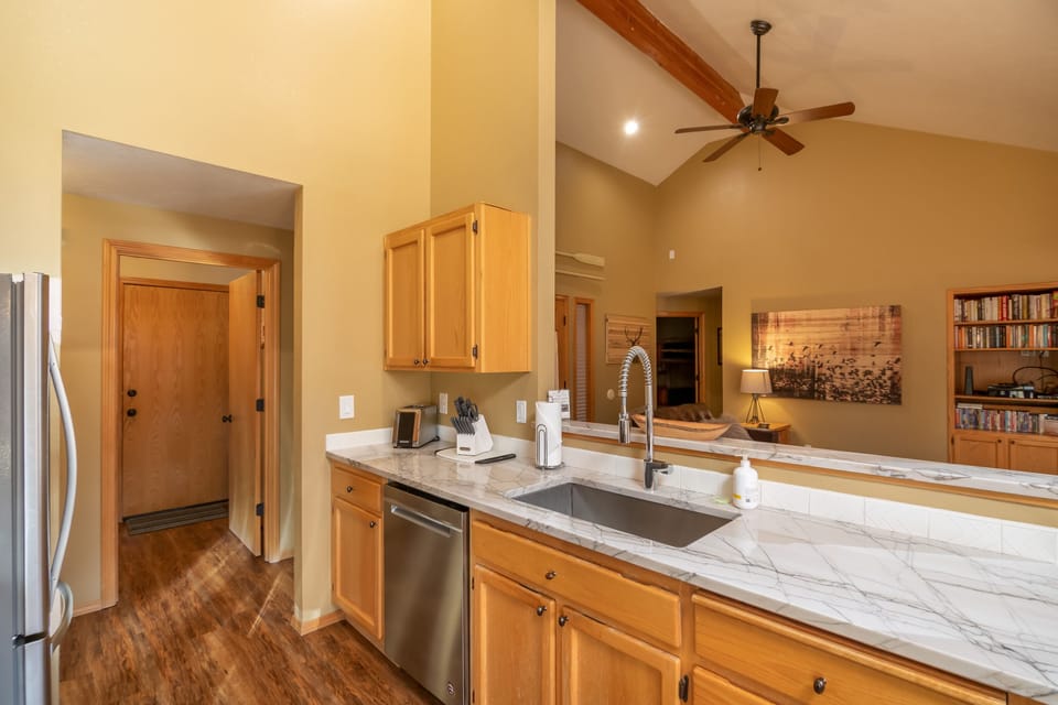 Newly remodeled kitchen