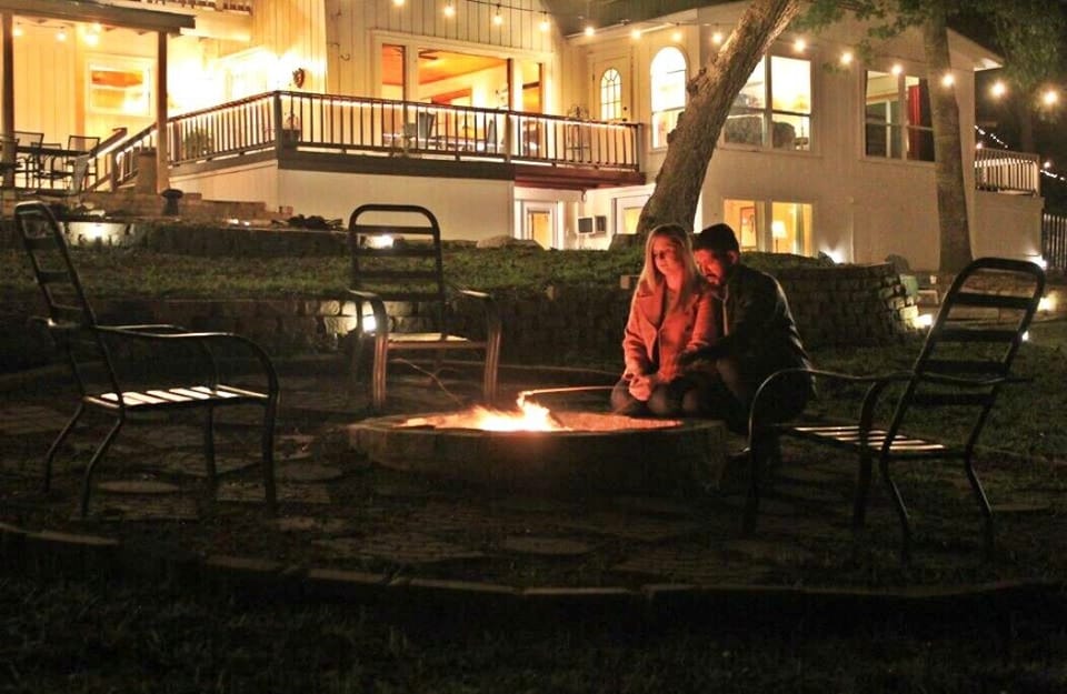 Firepit At Night