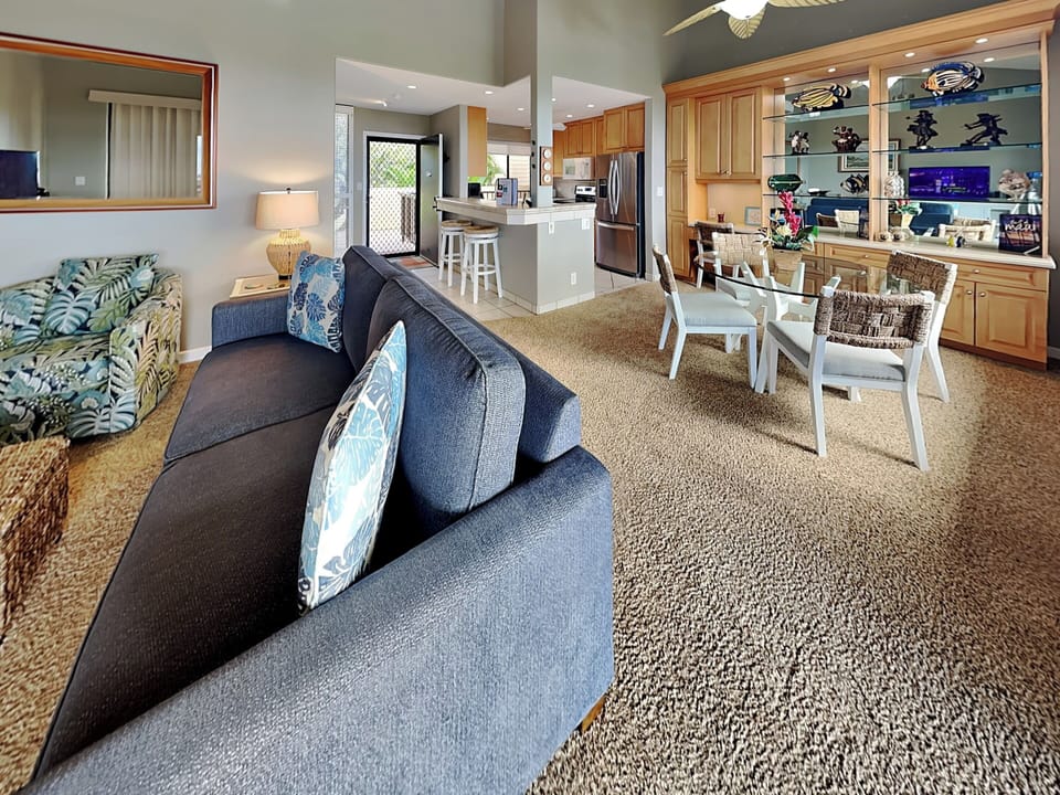 Open Concept Living Room, Kitchen, & Dining Area