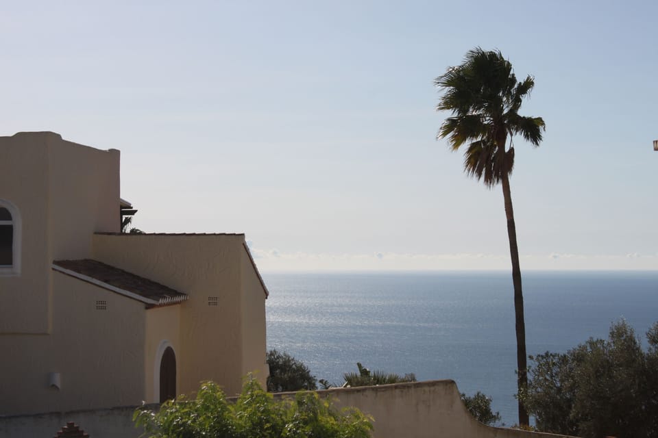 View of sea from villa