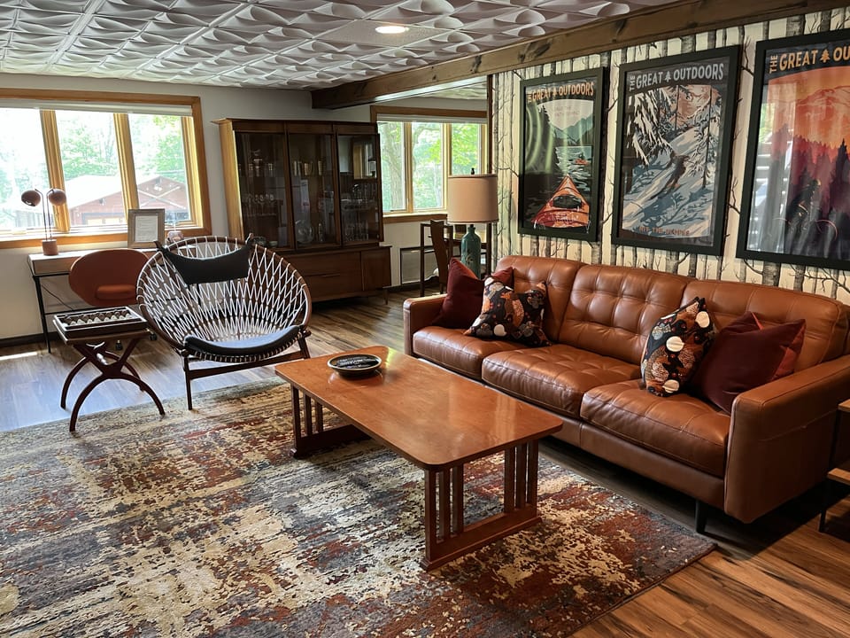 European style chalet home, filled with natural light, comfortably furnished.