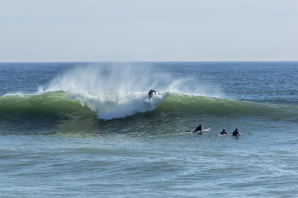 Surfing at Ditch Plains is 2.6 miles a 5 minute drive