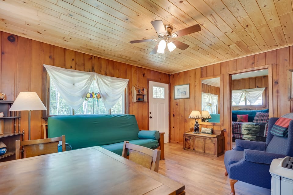 Charlevoix Vacation Rental | 2BR | 1BA | 420 Sq Ft | Step-Free Access