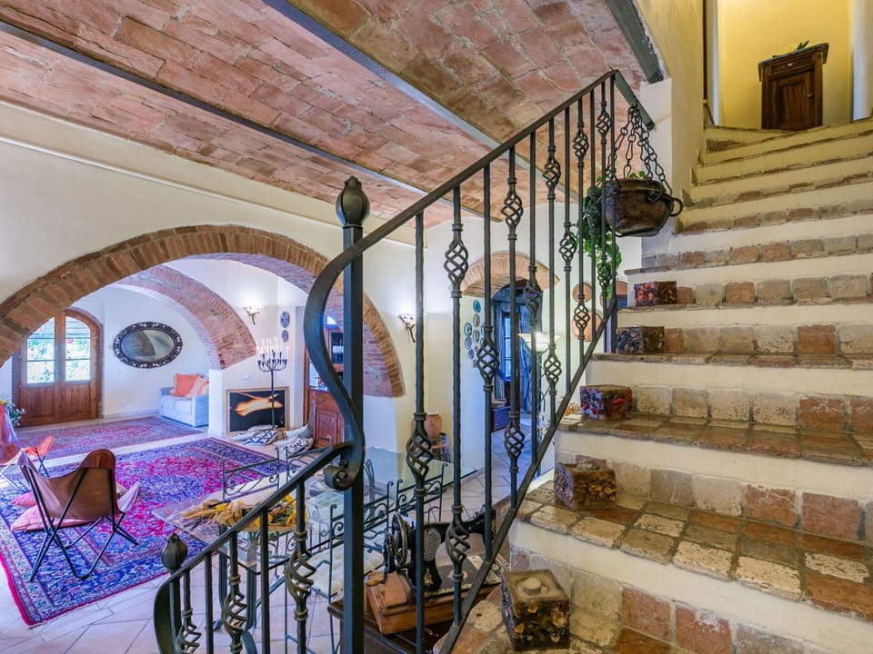 Property, Azure, Wood, Interior Design, Stairs, Floor, Flooring, Wall, Real Estate, Baluster