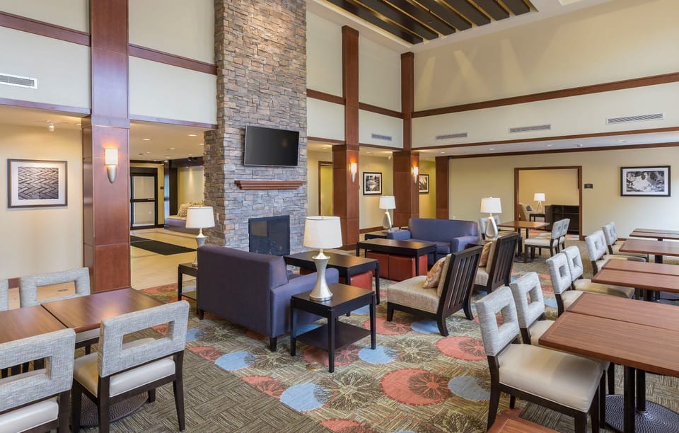 Relax in the communal lounge.