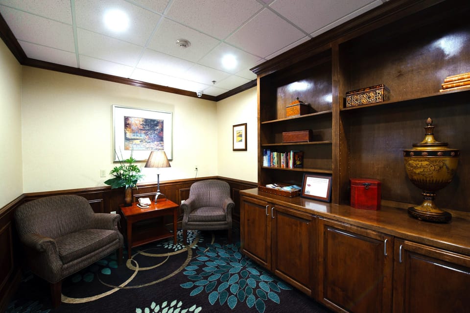 This property has plenty of comfortable seating to relax in after a day of adventure.