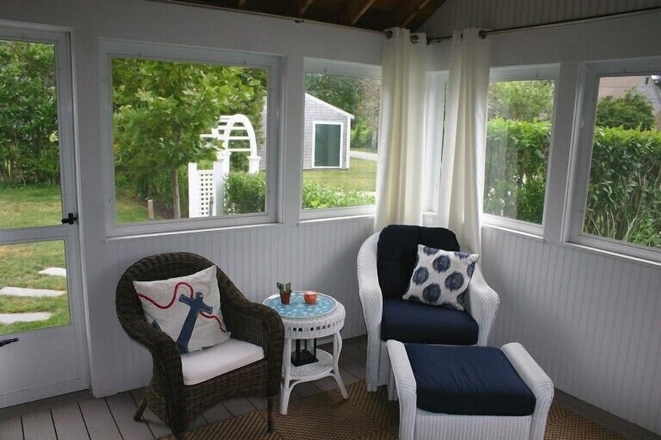 Sunporch with Door to Back Yard Area