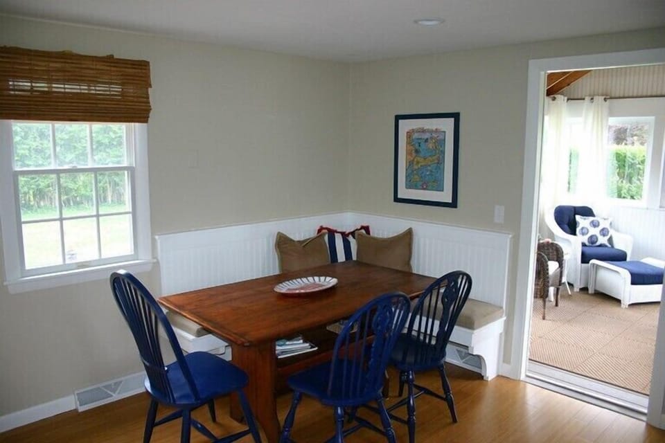 Dining Table and Door to Sunporch