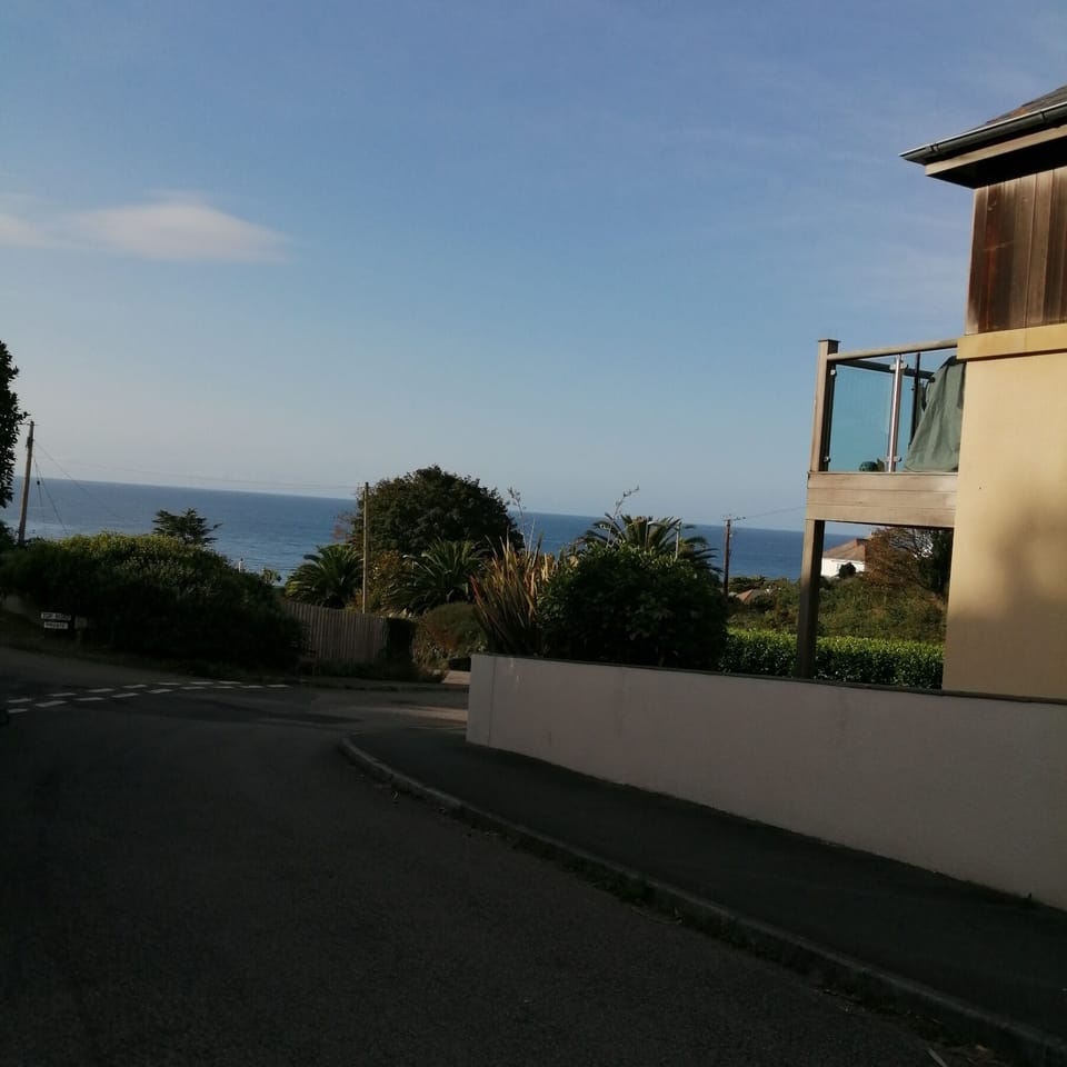 Road down to the beach.