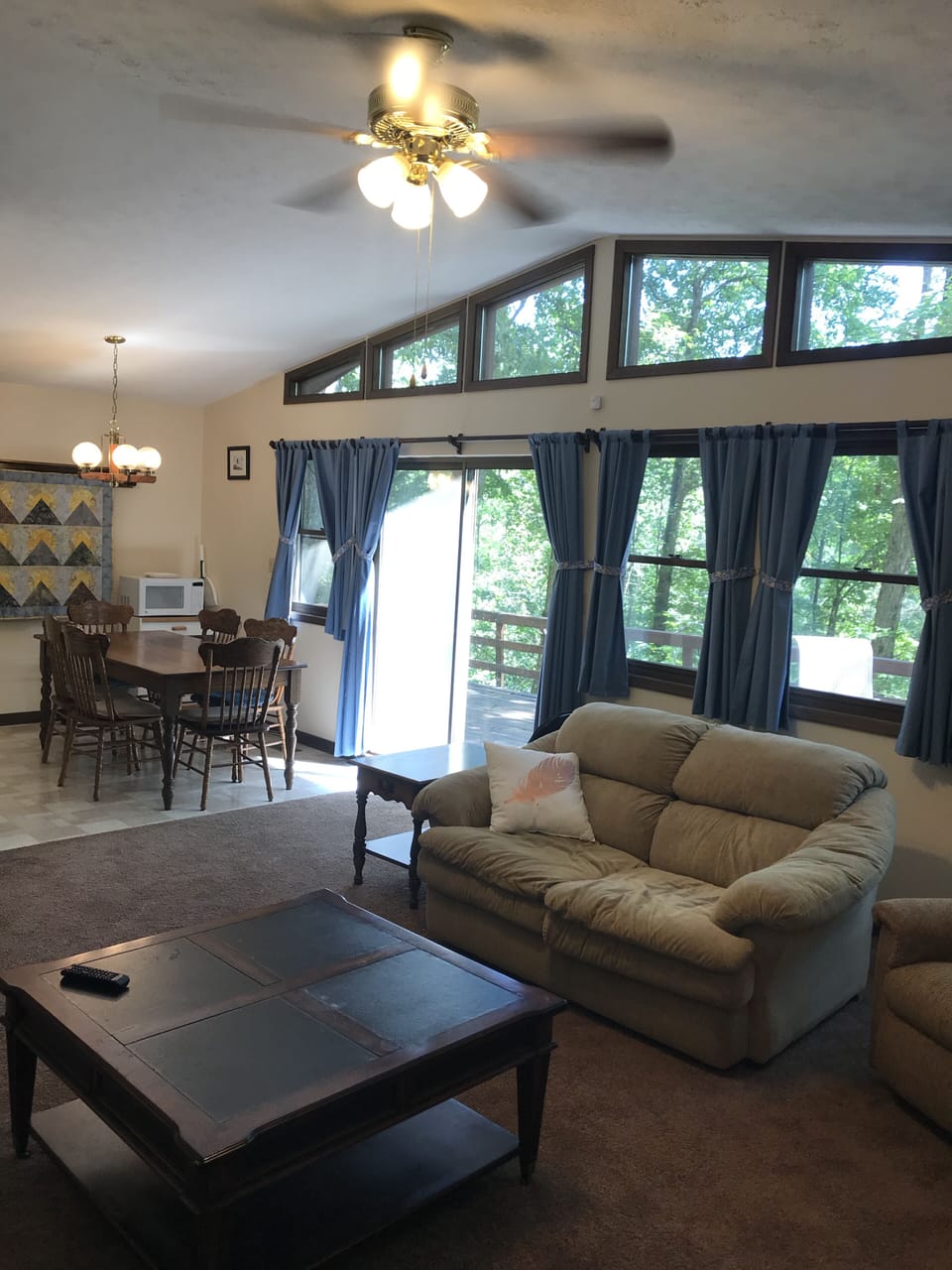 Living room dining room area