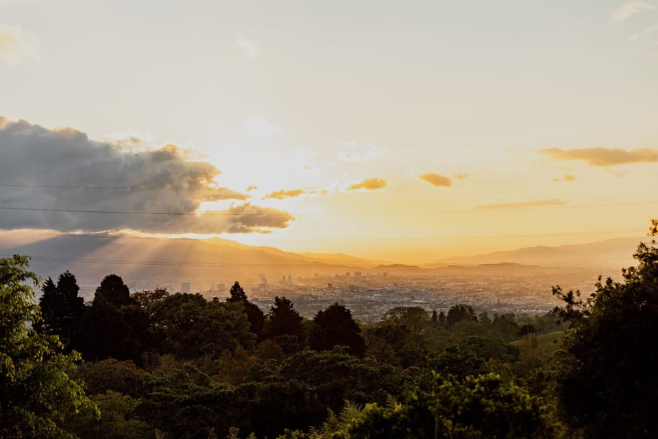 View of San Jose from the house