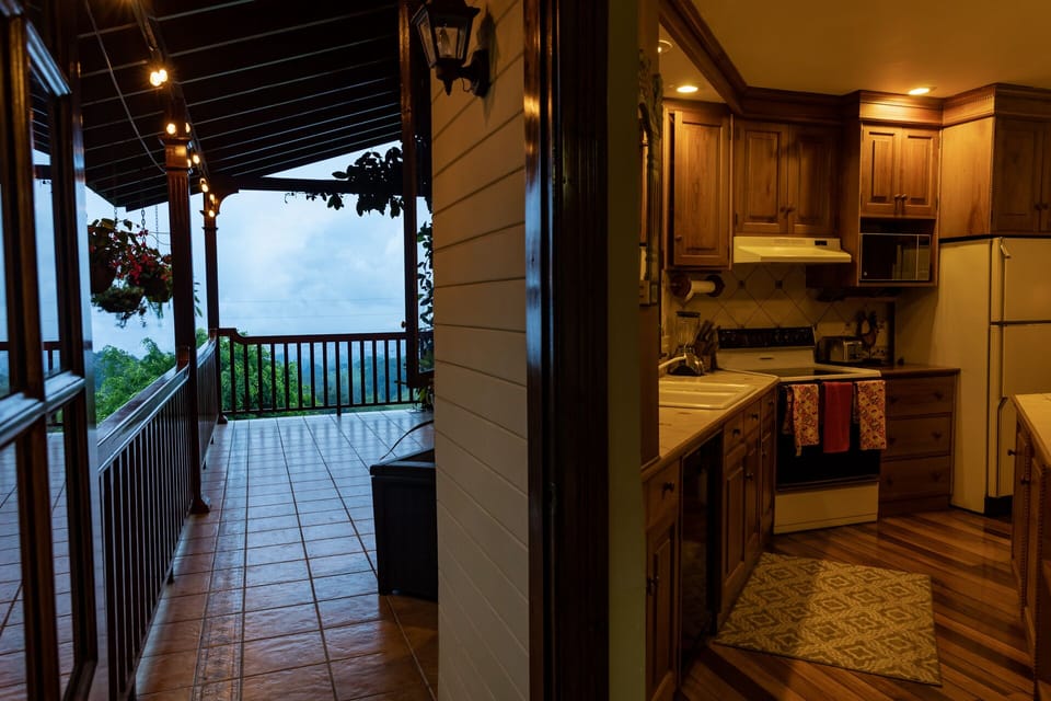 Kitchen and balcony