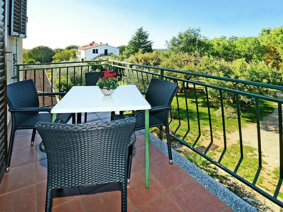 Property, Real Estate, Balcony, House, Building, Apartment, Furniture, Table, Room, Home