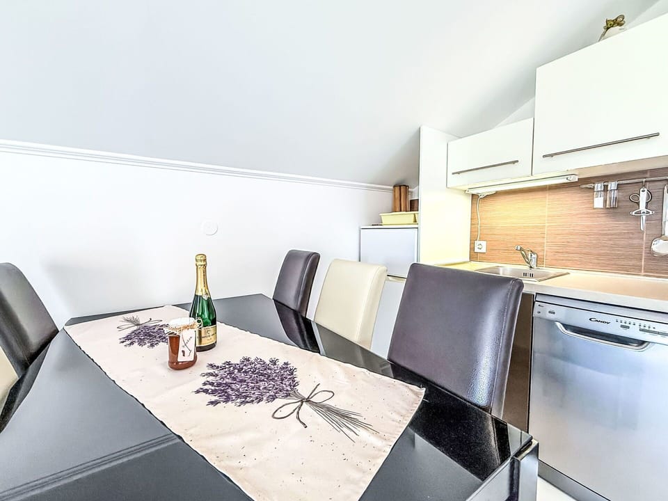 Interior Design, Flooring, Furniture, Floor, Ceiling, Home, Kitchen, Room, Countertop, Apartment