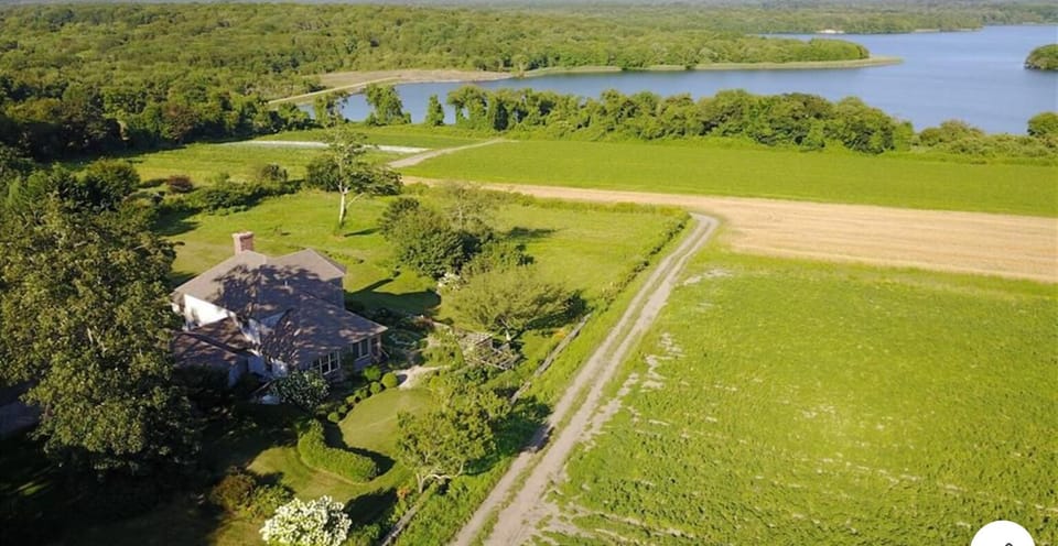 Ariel view of the property 