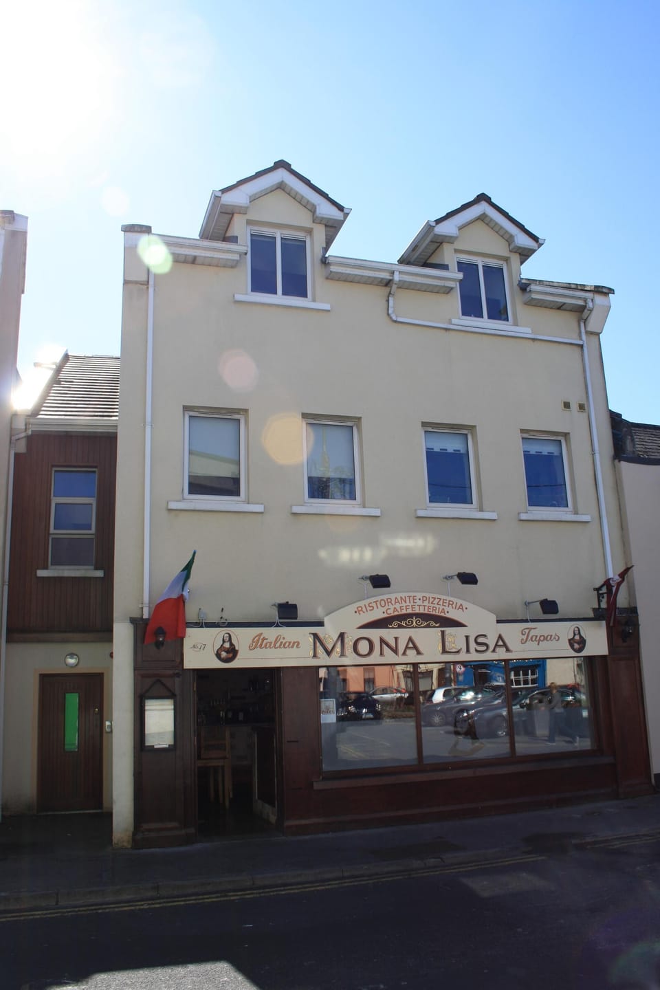 Front of apartment