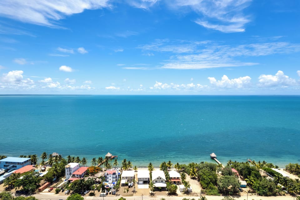 Your unobstructed view of the Caribbean Sea.