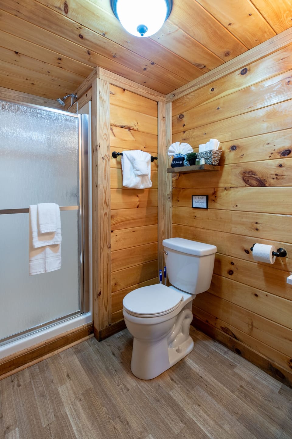 Lower level 3rd bathroom with small shower only (great for the kids!)