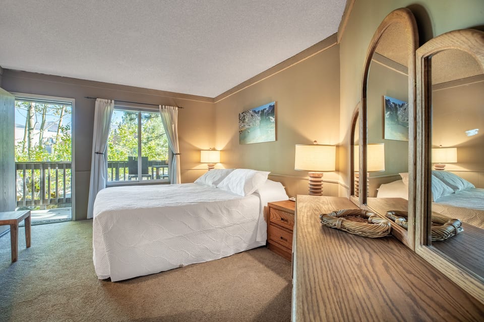 Master bedroom with king bed