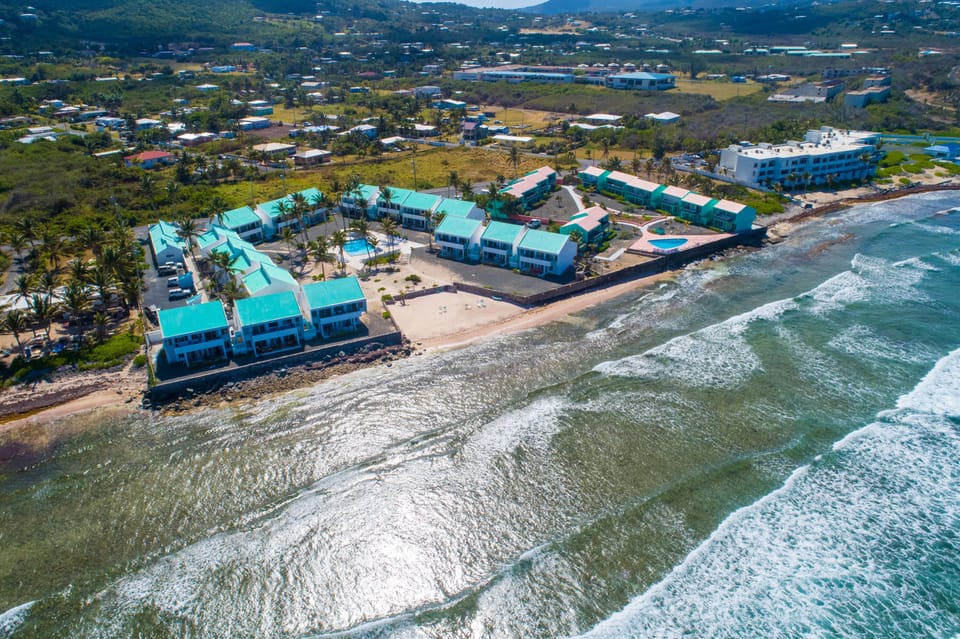 Ariel View of Cruzan Princesse on the Northshore with convenient tanning beach
