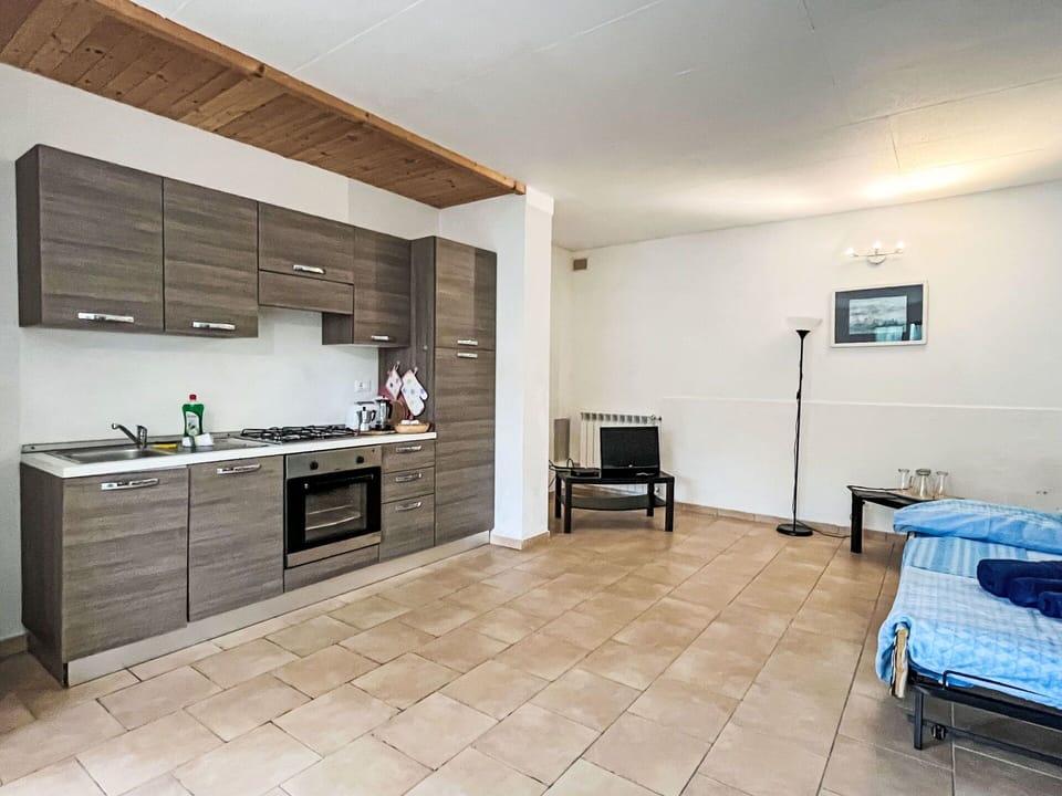 Cabinetry, Property, Furniture, Countertop, Sink, Tap, Kitchen Stove, Wood, Houseplant, Building