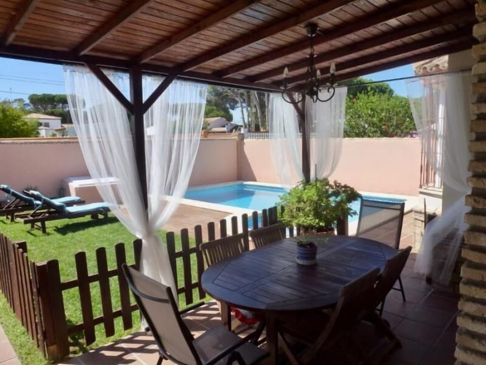 Covered terrace