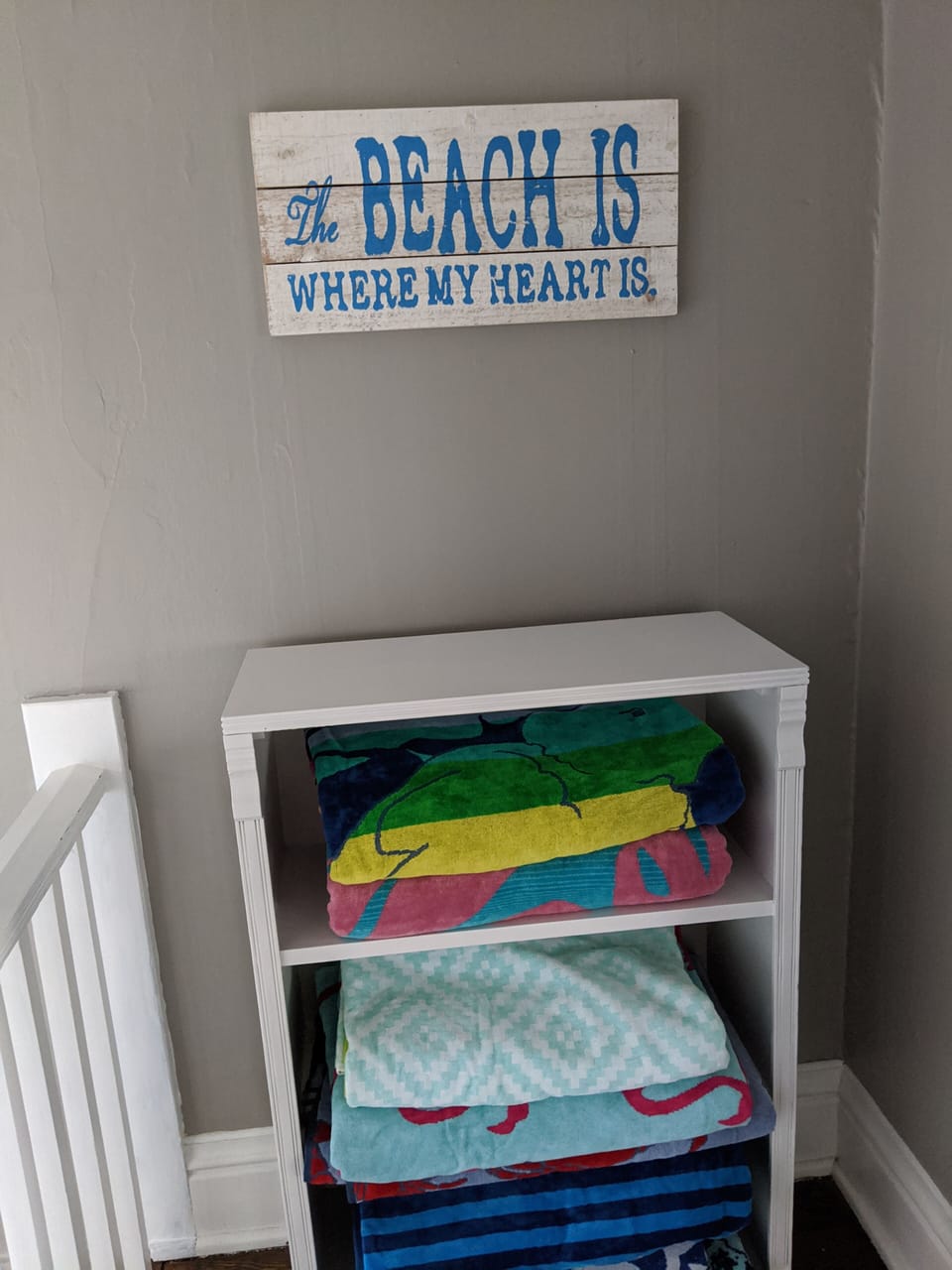 Plenty of towels for the beach