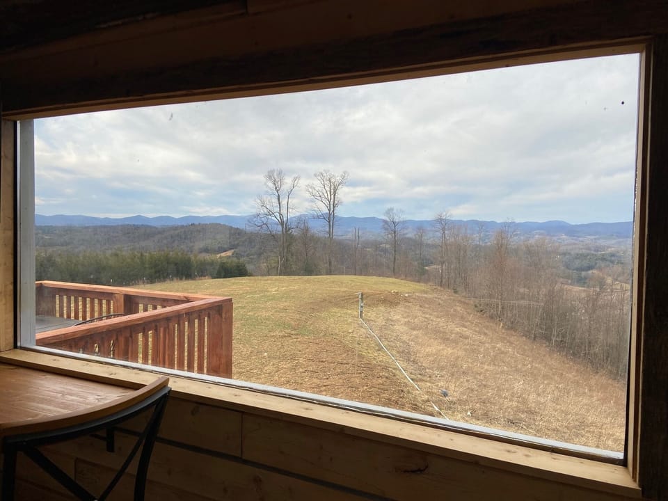 Massive, 84-inch window to enjoy the views even when inside