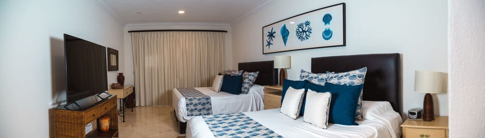 Spacious Guest Suite with 2 queen beds, sitting area and full bath!  Plenty of closet space