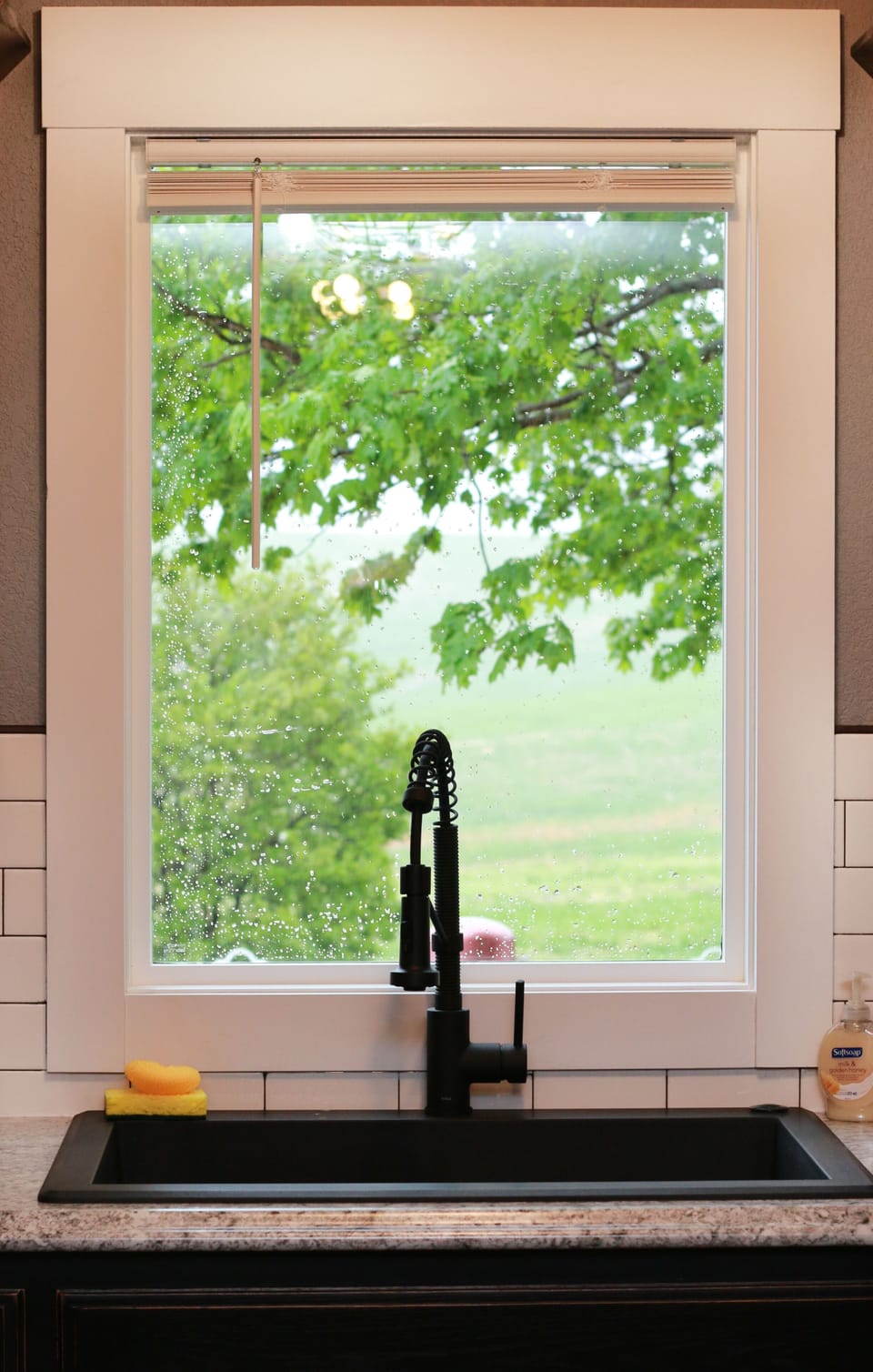 Kitchen window view