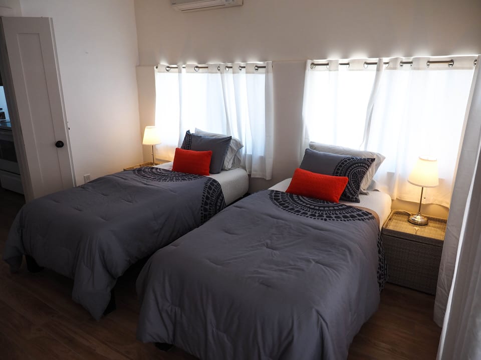 El Balcon bedding can be configured to two twin beds if the guest desires.
