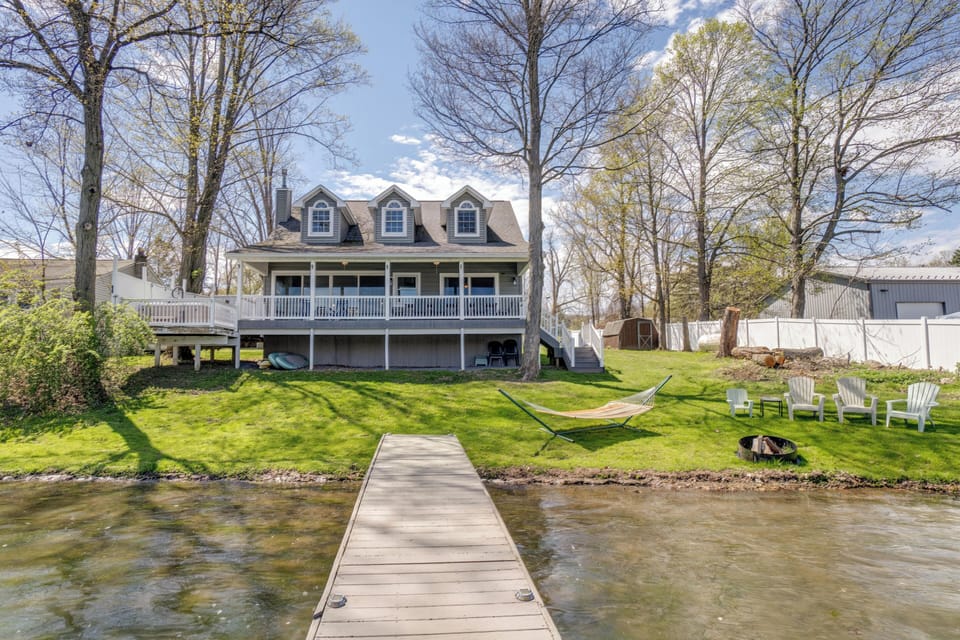 View of the house from the lake