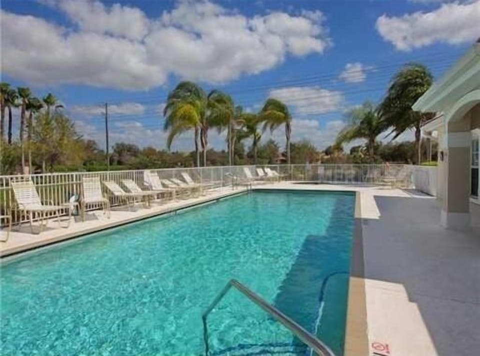 Huge heated pool and hot tub (at far end)