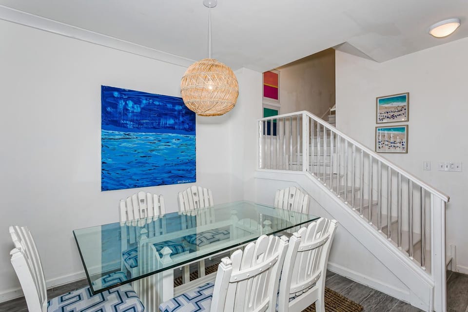 Dining Table for 6. Original Artwork throughout the Townhome!