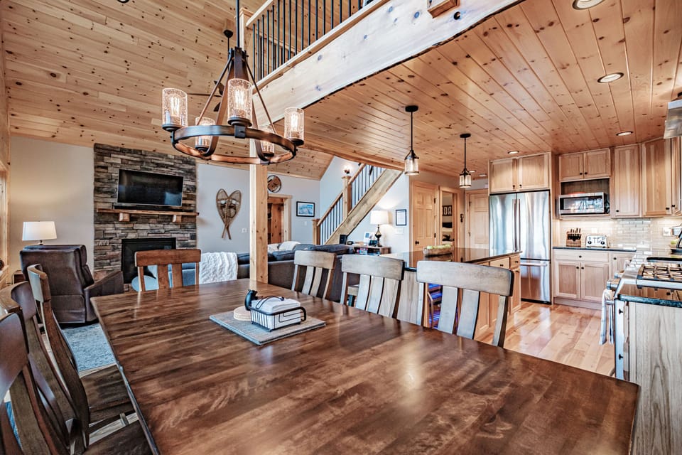 Open floor plan is perfect for family gatherings.