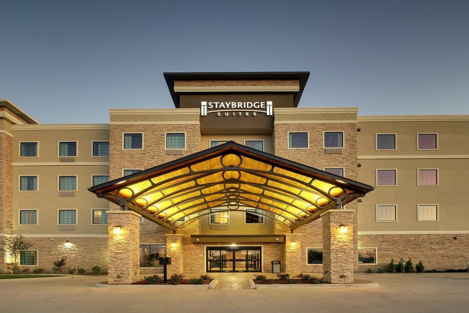 Contemporary exterior with ample surface parking and easy access.