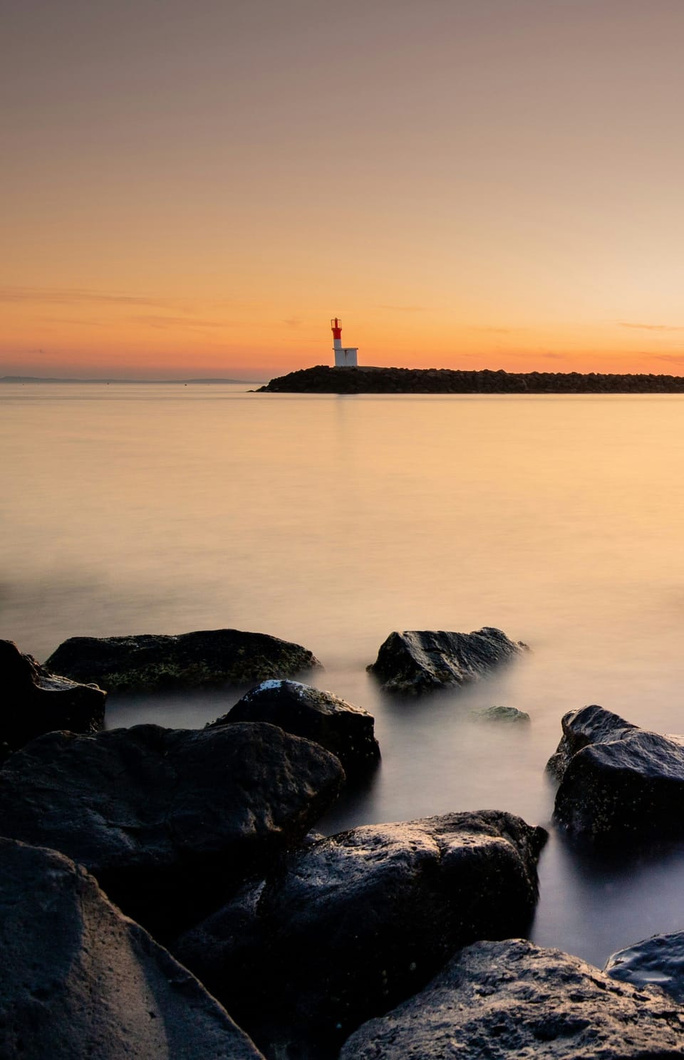 The coastal scenery of Cap d'Agde is beautiful at all times of day