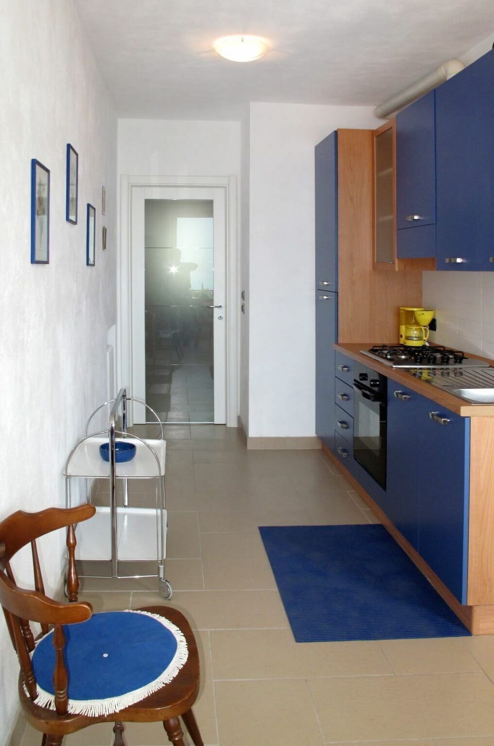 Room, Property, Blue, Building, Furniture, Interior Design, House, Floor, Tile, Kitchen