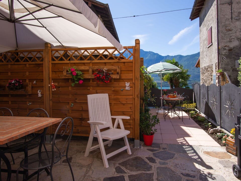 Building, House, Patio, Backyard, Furniture, Table, Room, Architecture, Real Estate, Home