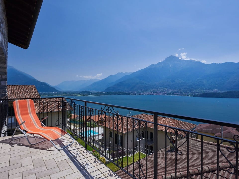Sky, Water, Mountain, Cloud, Azure, Fence, Tree, Highland, Lake, Leisure