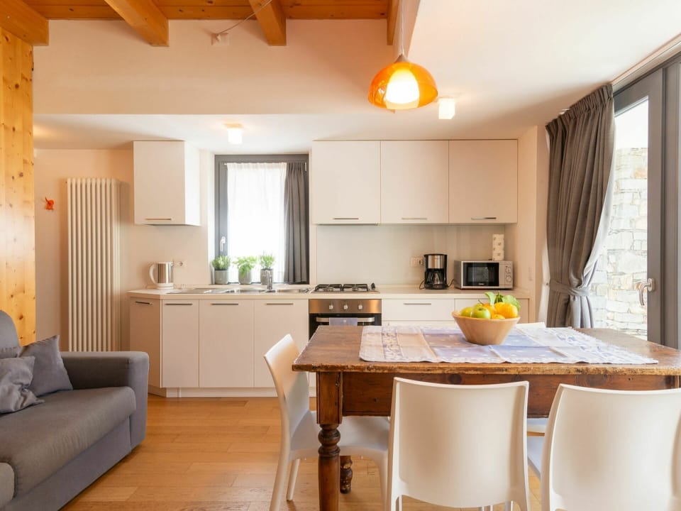 Furniture, Table, Property, Window, Cabinetry, Wood, Orange, Countertop, Interior Design, Kitchen
