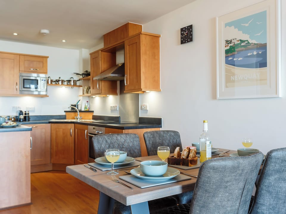 Charming dining area | Fistral Waves - Ocean 1 Apartments, Newquay