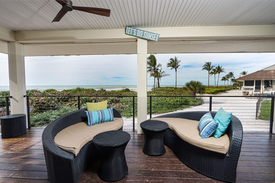 Outdoor seating area