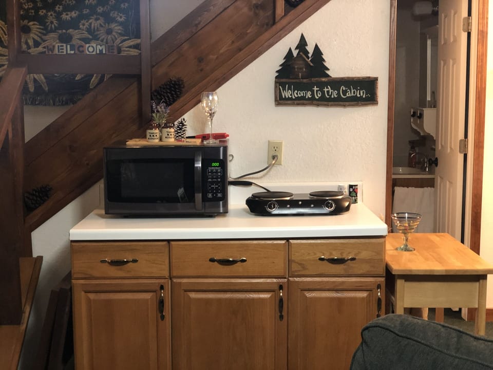 All new appliances. 
Microwave, cook top, refrigerator 