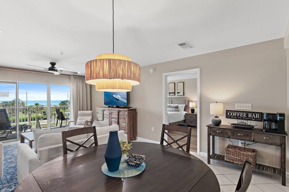 Open Floor Plan for great conversations throughout the Living Room, Dining Room & Kitchen