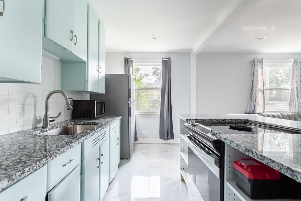 Enjoy your fully stocked kitchen