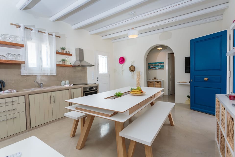 Exceptional Villa Artemis in Punda Paros - kitchen with all modern amenities