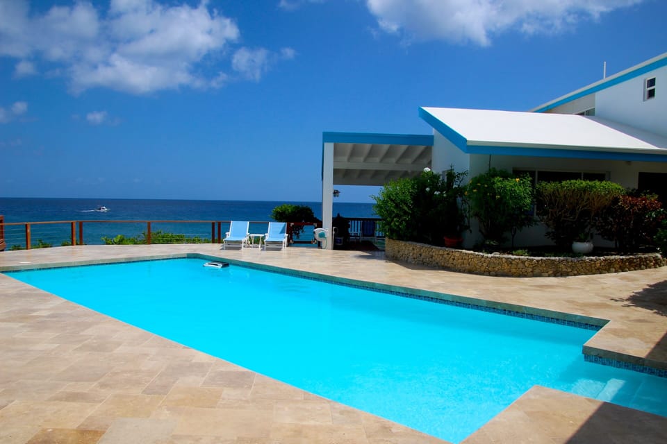 Oceanfront location with big pool!