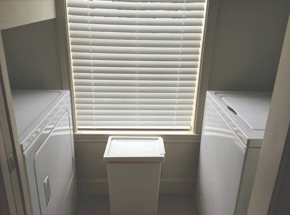 Full size washer & dryer in the unit