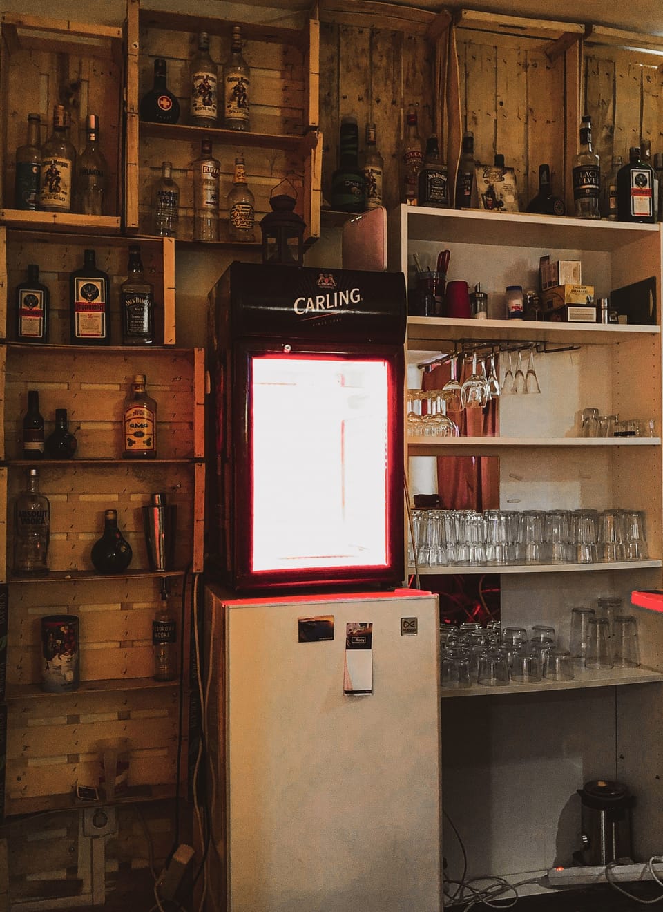 fridges, pub decoration